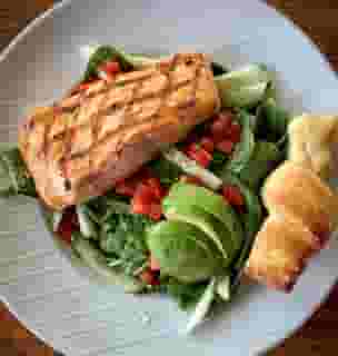 Flame-grilled Atlantic Salmon
