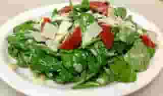 Baby Arugula Shaved Parmesan Salad