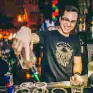 Bartender pouring a drink