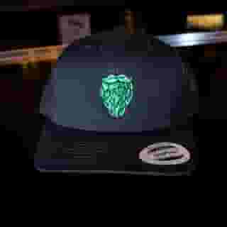 Dad Shamrock Black Snapback