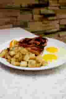 Ham Steak & Eggs