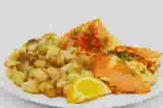 T or C Salmon Benedict