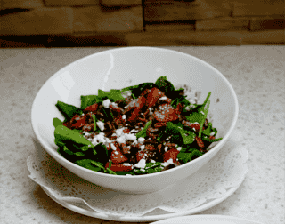 Strawberry Spinach Salad