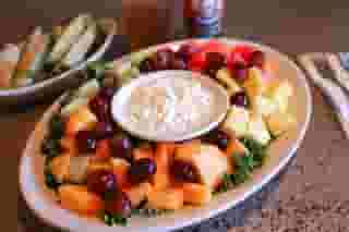 Fresh fruit plate