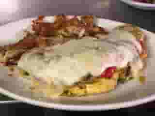 Vegetarian omelette & cheese
