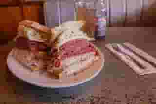 22. Corned beef, turkey, Swiss cheese