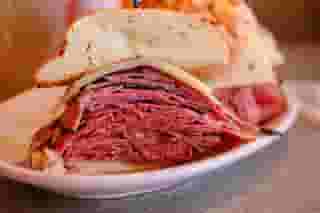 9. Corned beef, pastrami, Swiss cheese