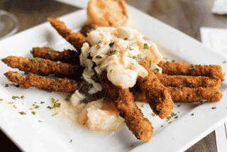 Fried Asparagus Di Mare