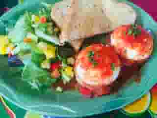 Crab Cakes Breakfast Special