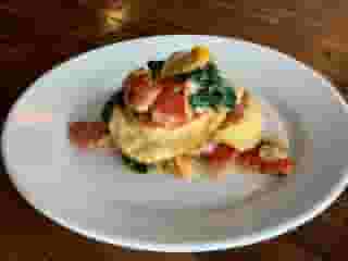 'rogies & roasted tomatoes