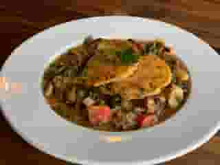 pork and pierogi