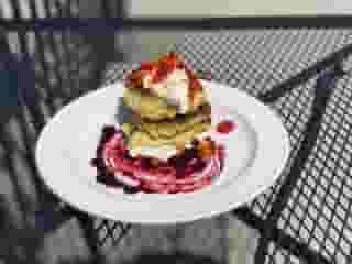 corn & zucchini cakes