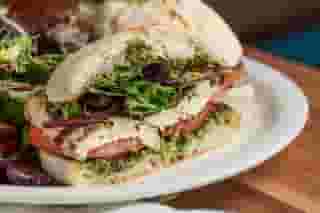 Grilled Cilantro Chicken Breast with Pesto