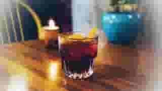 Barrel Aged Mezcal Negroni