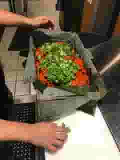 meat in leaves
