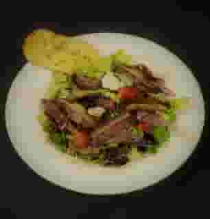 Grilled Organic Portobello Mesclun Salad