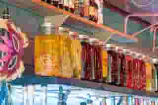 jars on a shelf