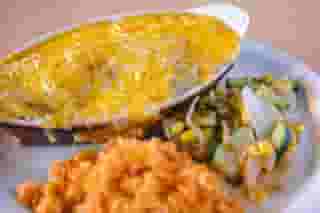 #1 Mama's Green Chile Enchilada Casserole