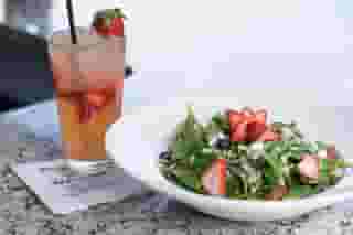 Strawberry n Blueberry Spinach Salad