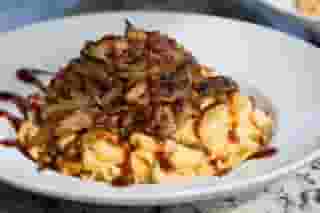 pulled pork mac and cheese