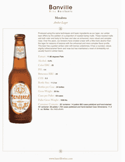 Menabrea Amber Lager