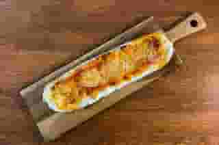Hot & Garlicky Tomato Cheese Bread