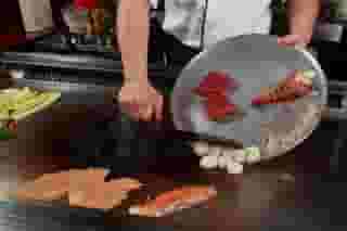 cooking hibachi