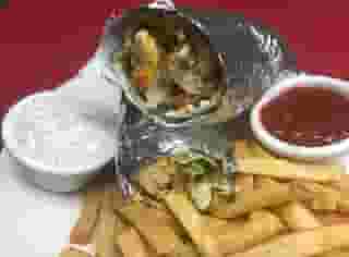 Chicken Kabob Wrap