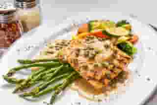 Salmon Piccata & Herbs