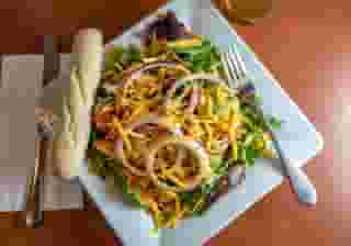 Honey Mustard Crispy Chicken Salad