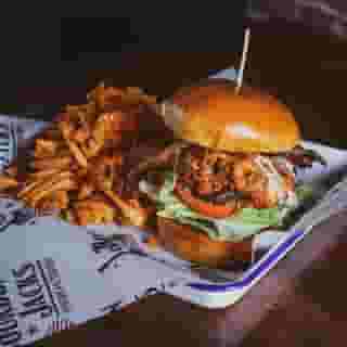 Fried Chicken, Bacon & Ranch Sandwich