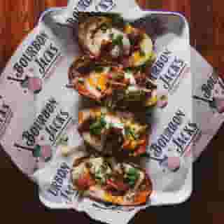 Smoked Baked Bacon Potato Skin