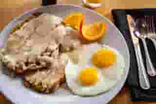 Chicken-Fried Steak and Eggs