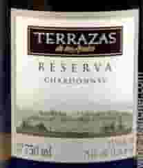 Terrazas de los Andes Reserva, Chardonnay, Argentina