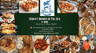 Seafood brunch