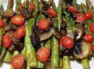 Asparagus, Tomato, & Mushroom