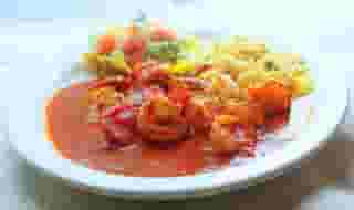 Camarones or Tilapia a la Diabla
