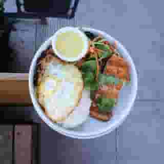 Rice Bowl with Grilled Salmon