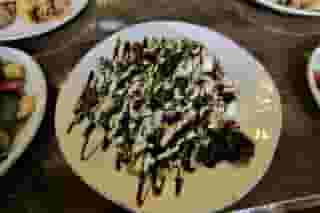 BRUSSELS SPROUT AND KALE SALAD