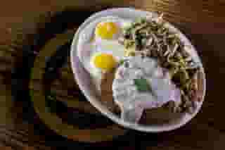 Chicken Fried Steak and Eggs