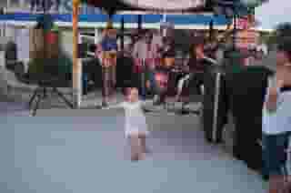 bleech band playing little girl dancing