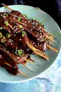 Teriyaki Steak Skewers*