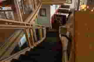 Stairs to private dining area