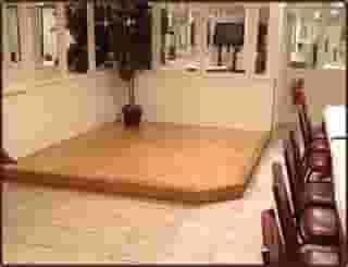 stage area