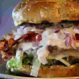 Turkey Club Burger