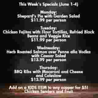 specials this week