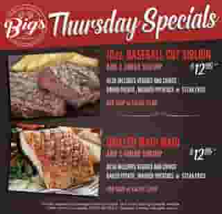 Thursday Specials of the Day