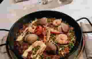 Saffron-Carolina Golden Rice "Paella Style"