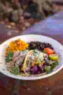 Caribbean Taco Plate (2 Tacos)