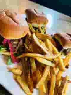 Short Rib Sliders and Fries